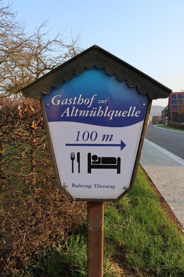 Zur Altmuehlquelle Hotell Windelsbach Exteriör bild